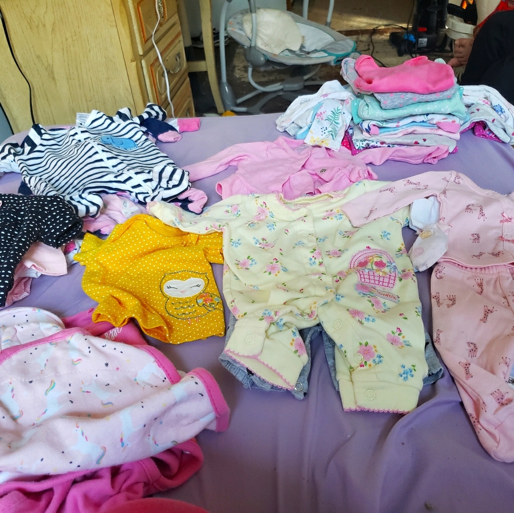 Preemie/NB baby girl bundle